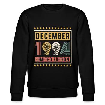 Millésime Décembre 1994 Edition Limitée Anniversaire - Sweat bio CHANGER Stanley/Stella Unisexe - noir - Devant - Nik (191cm) & Marisol (170cm)
