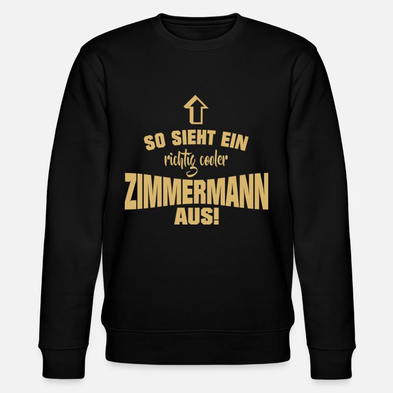 ZIMMERER Handwerk - Stanley/Stella Unisex Bio-Sweatshirt CHANGER  - Schwarz