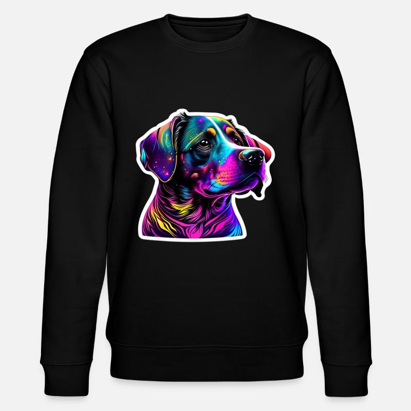 Dog - Stanley/Stella Unisex Bio-Sweatshirt CHANGER  - Schwarz