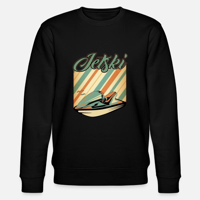 Jetski - Stanley/Stella Unisex Bio-Sweatshirt CHANGER  - Schwarz