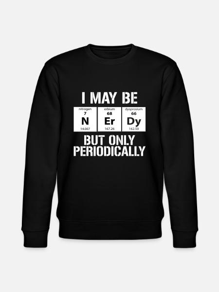 Chemistry Periodic Table - Stanley/Stella CHANGER Unisex Organic Sweatshirt - black