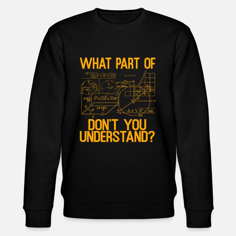 Physicist Mathematics Math Physics Teacher - Stanley/Stella CHANGER Unisex Organic Sweatshirt - black