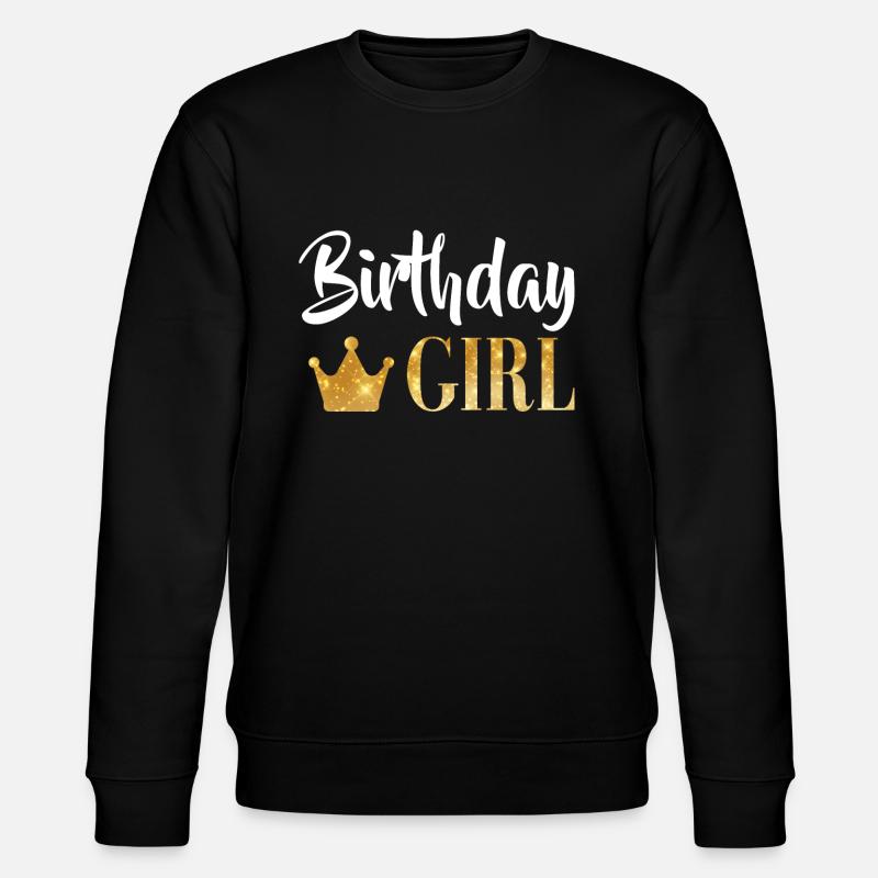 Fille d’anniversaire - Sweat bio CHANGER Stanley/Stella Unisexe - noir