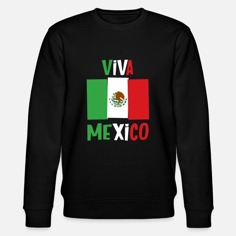 Viva Mexiko - Stanley/Stella Unisex Bio-Sweatshirt CHANGER  - Schwarz