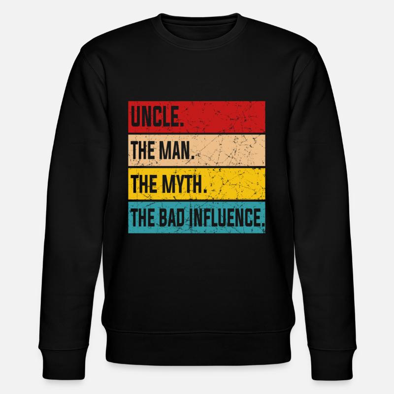 oncle - Sweat bio CHANGER Stanley/Stella Unisexe - noir