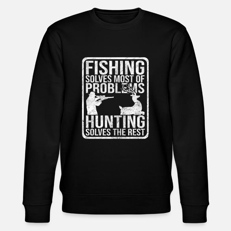 Hunter - Stanley/Stella CHANGER Unisex Organic Sweatshirt - black