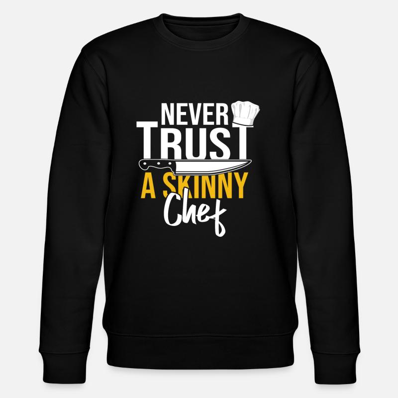 Chef cuisinier chef cuisinier - Sweat bio CHANGER Stanley/Stella Unisexe - noir