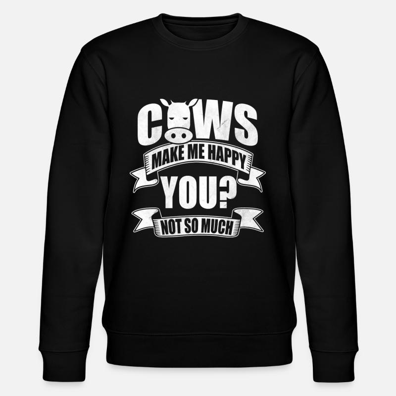 Vaches vaches - Sweat bio CHANGER Stanley/Stella Unisexe - noir