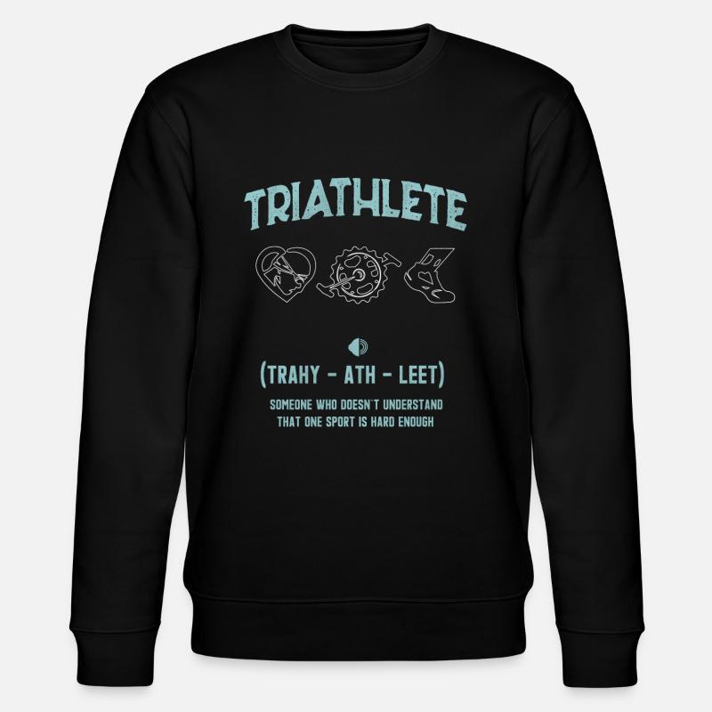 Triathlon de triathlon - Sweat bio CHANGER Stanley/Stella Unisexe - noir