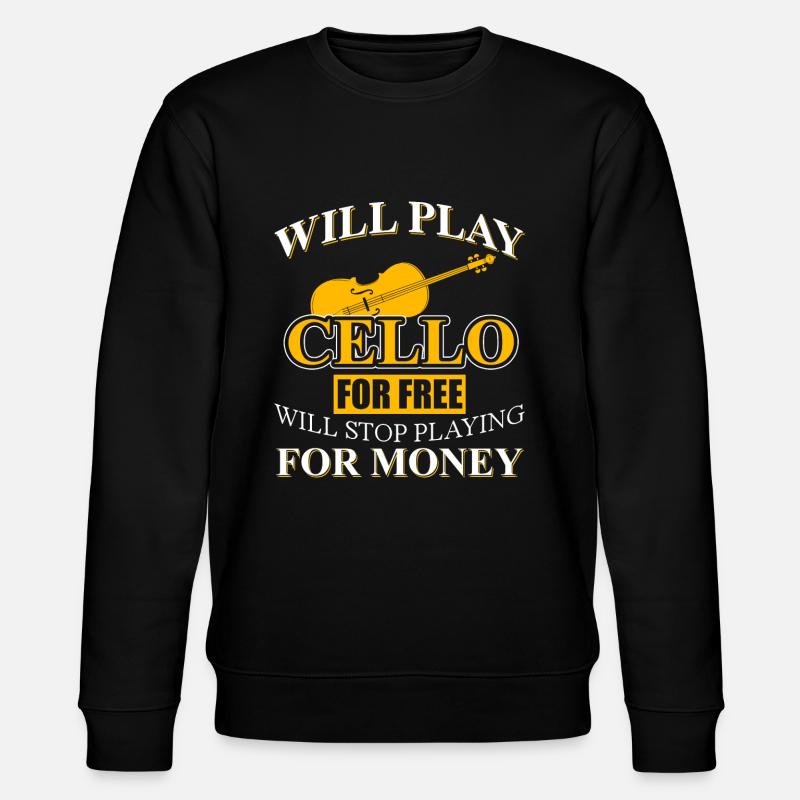 Violoncelle - Sweat bio CHANGER Stanley/Stella Unisexe - noir