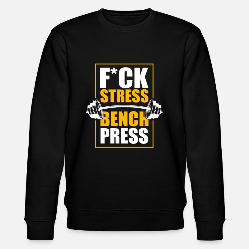 Bench press - Stanley/Stella CHANGER Unisex Organic Sweatshirt - black