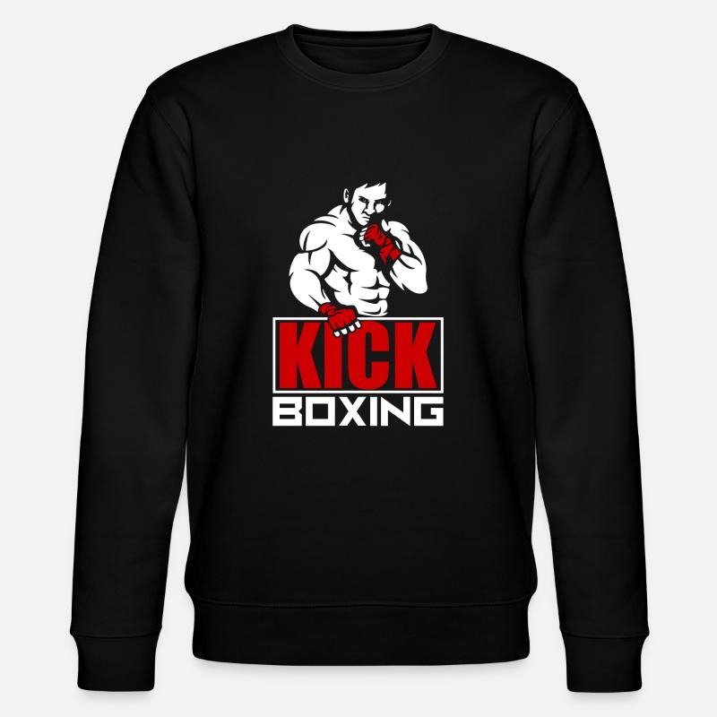 Kickboxen - Stanley/Stella Unisex Bio-Sweatshirt CHANGER  - Schwarz