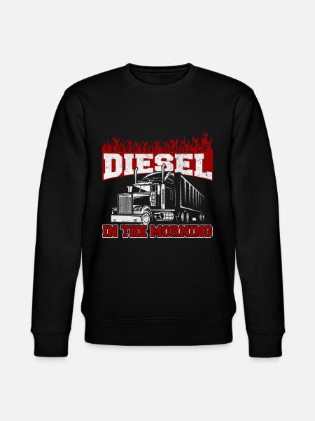 Lastbil lastbil lastbil lastbil lastbil - Ekologisk sweatshirt CHANGER unisex från Stanley/Stella - svart