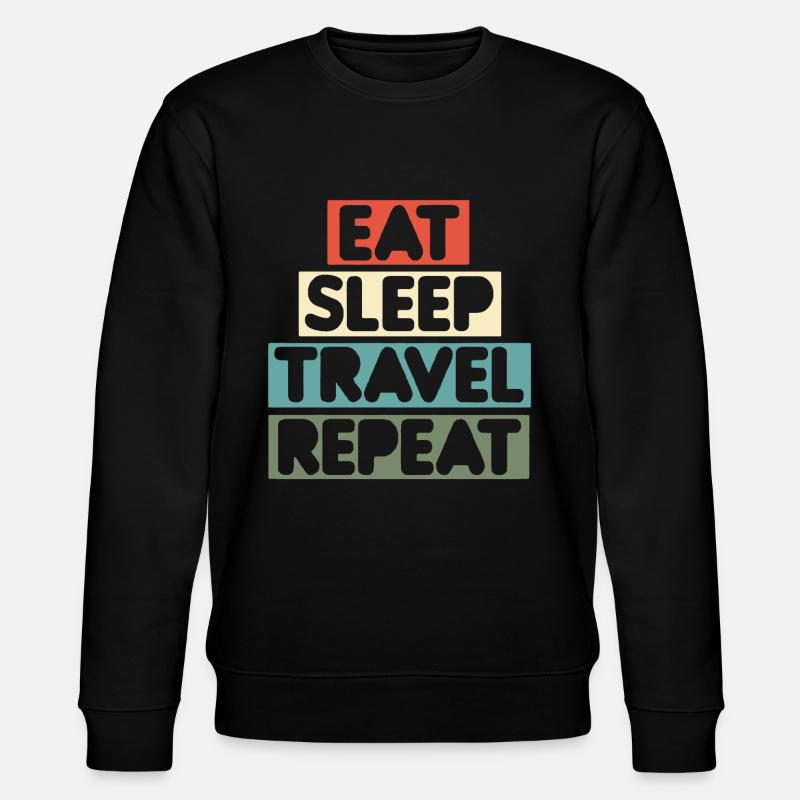 Voyageur de vacances - Sweat bio CHANGER Stanley/Stella Unisexe - noir