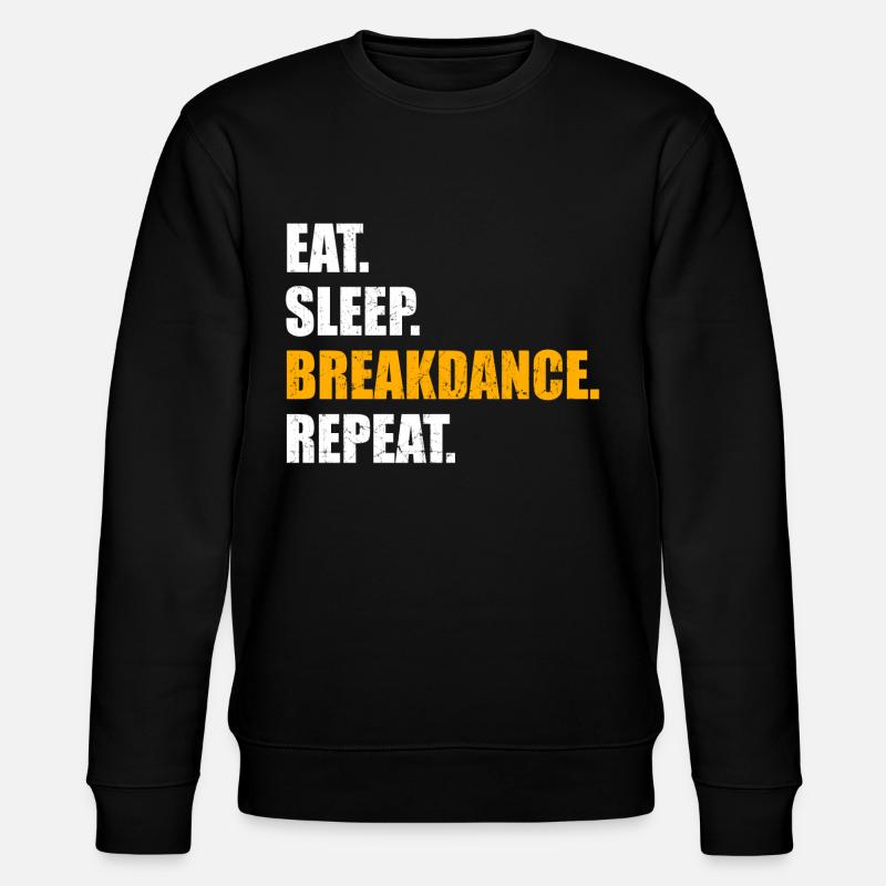 Breakdance breakdancing BBoy dancer - Stanley/Stella CHANGER Unisex Organic Sweatshirt - black