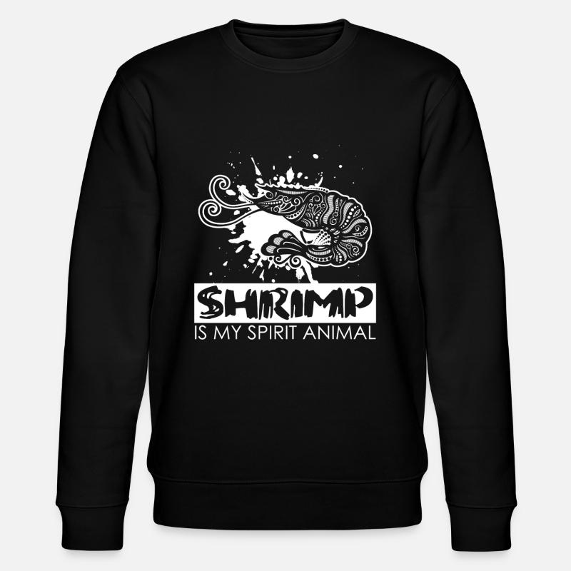 Shrimp Shrimps - Stanley/Stella Unisex Bio-Sweatshirt CHANGER  - Schwarz