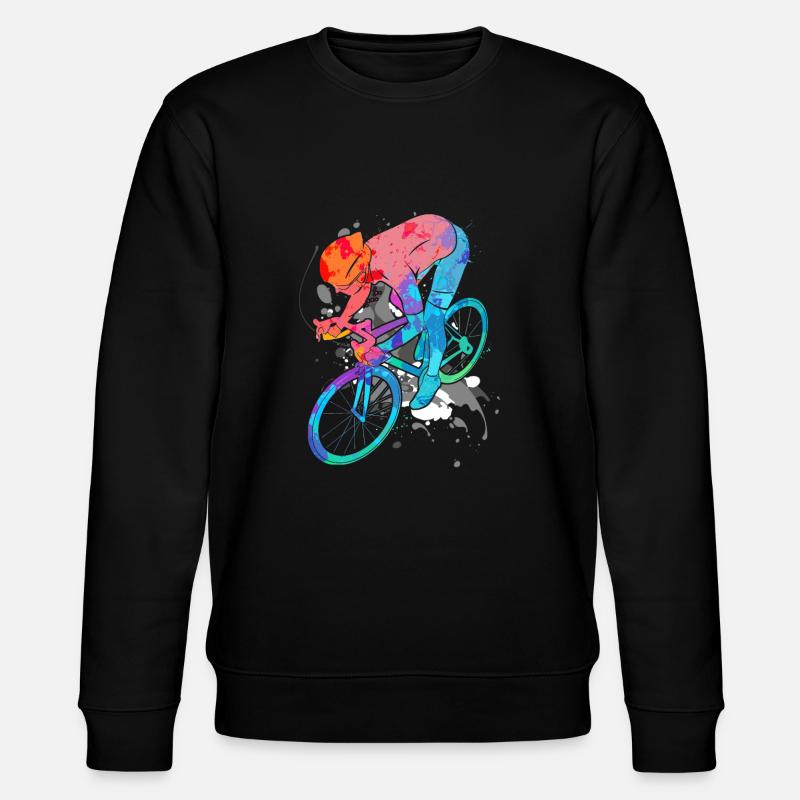 Vélo Vélo VTT Cyclisme Cyclisme - Sweat bio CHANGER Stanley/Stella Unisexe - noir