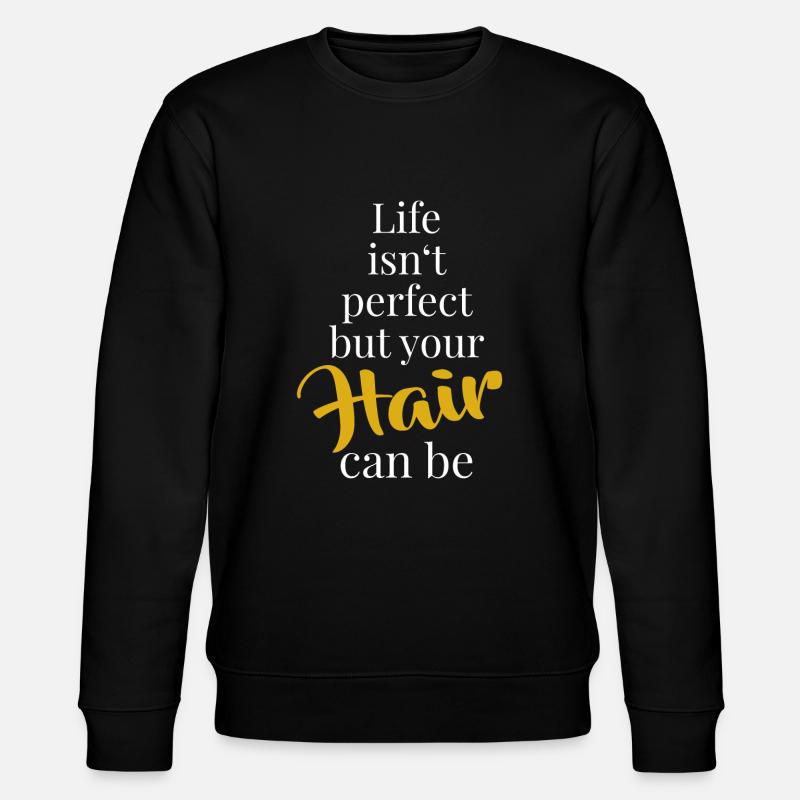 Coiffeur coiffeur coiffeur coiffeur - Sweat bio CHANGER Stanley/Stella Unisexe - noir