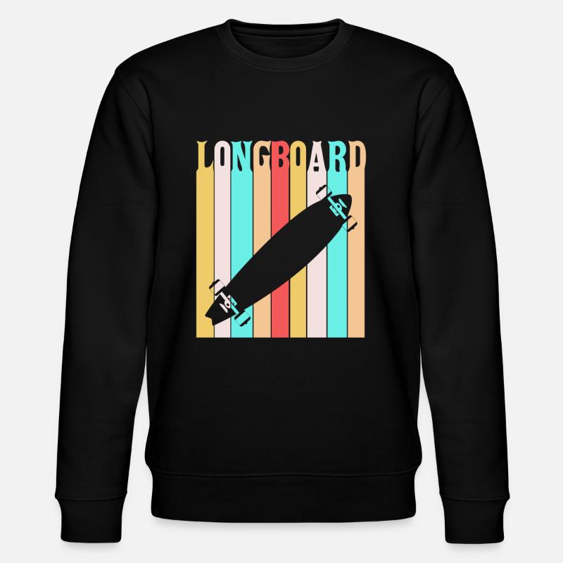 Longboard - Stanley/Stella Unisex Bio-Sweatshirt CHANGER  - Schwarz