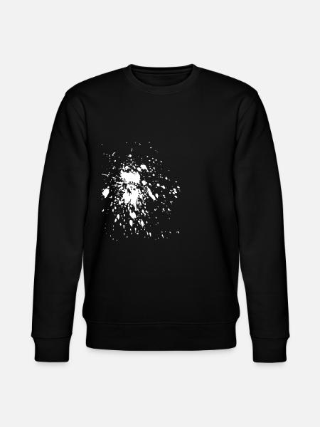 White spots on the wall - Stanley/Stella CHANGER Unisex Organic Sweatshirt - black