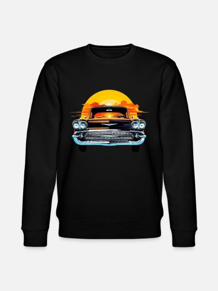Sun Set Chevy - Stanley/Stella CHANGER Unisex Organic Sweatshirt - black