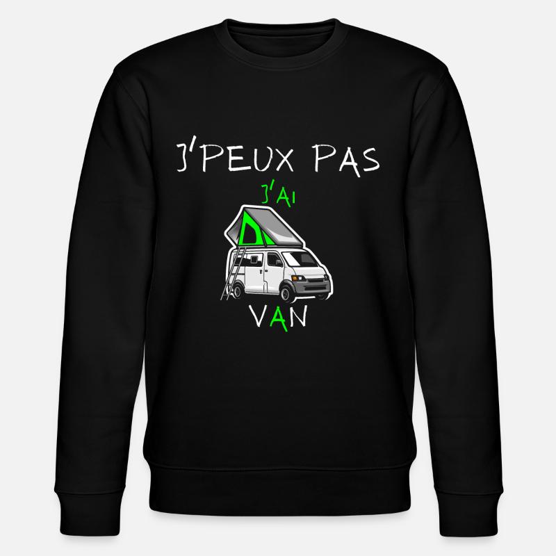 j'peux pas j'ai van - Sweat bio CHANGER Stanley/Stella Unisexe - noir