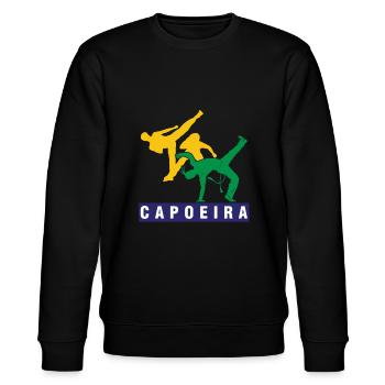 Capoeira Afro Brésilien Mix Arts Martiaux Danse - Sweat bio CHANGER Stanley/Stella Unisexe - noir - Devant - Nik (191cm) & Marisol (170cm)