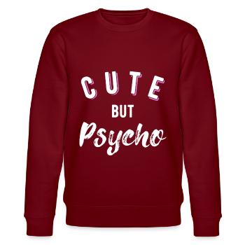 Cadeau mignon de style de vie mais psychopathe - Sweat bio CHANGER Stanley/Stella Unisexe - bordeaux - Devant - Nik (191cm) & Marisol (170cm)