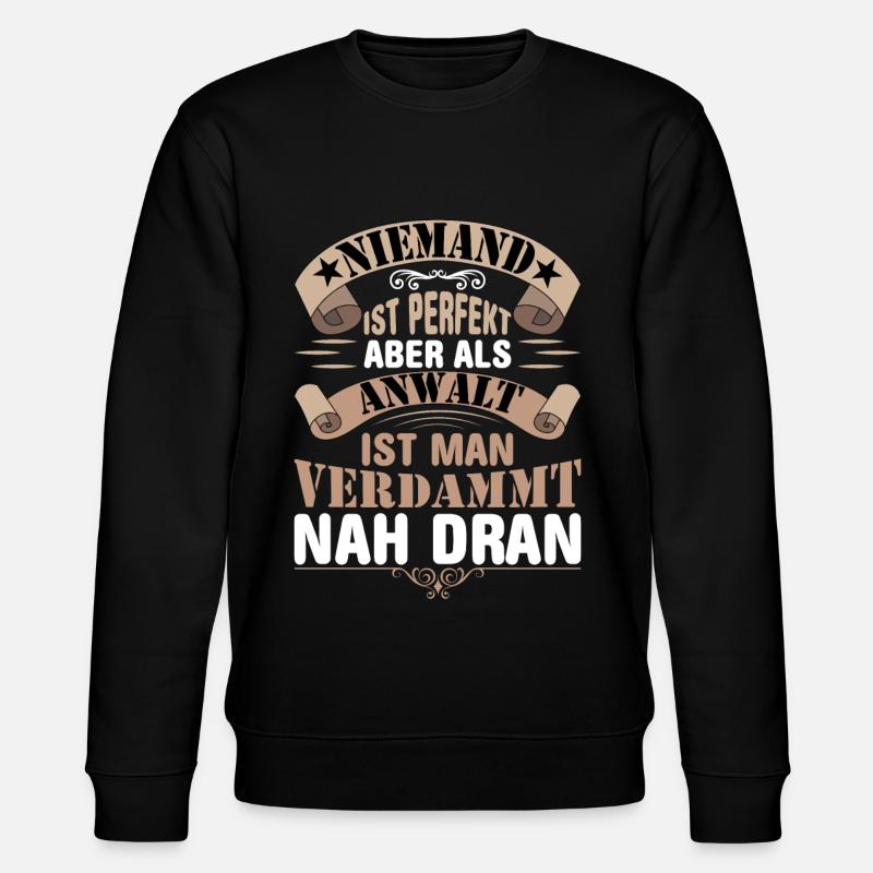 Anwalt - Stanley/Stella Unisex Bio-Sweatshirt CHANGER  - Schwarz