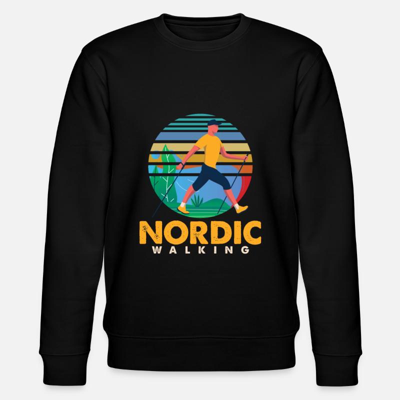 Trekking Trekkers Mountains Alpinisme - Sweat bio CHANGER Stanley/Stella Unisexe - noir
