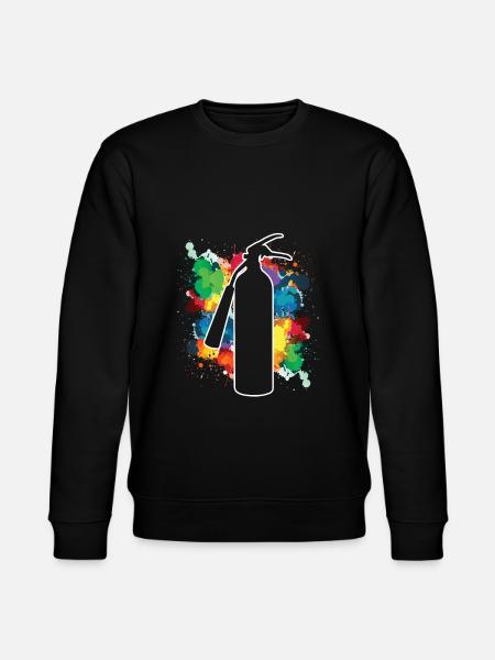 Fire Extinguisher Spray Paintings Graffiti - Stanley/Stella CHANGER Unisex Organic Sweatshirt - black