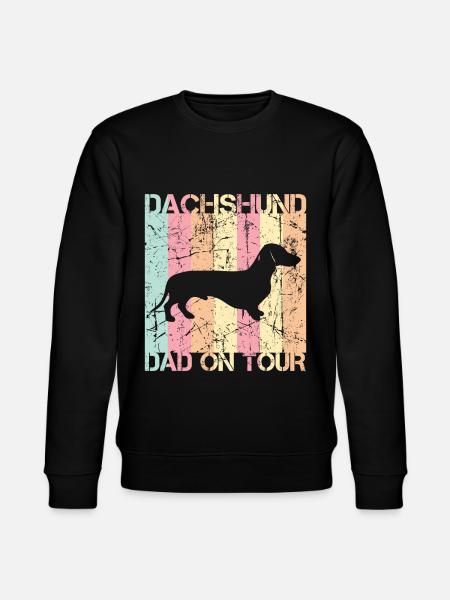 Dachshund Dachshund saying gift - Stanley/Stella CHANGER Unisex Organic Sweatshirt - black