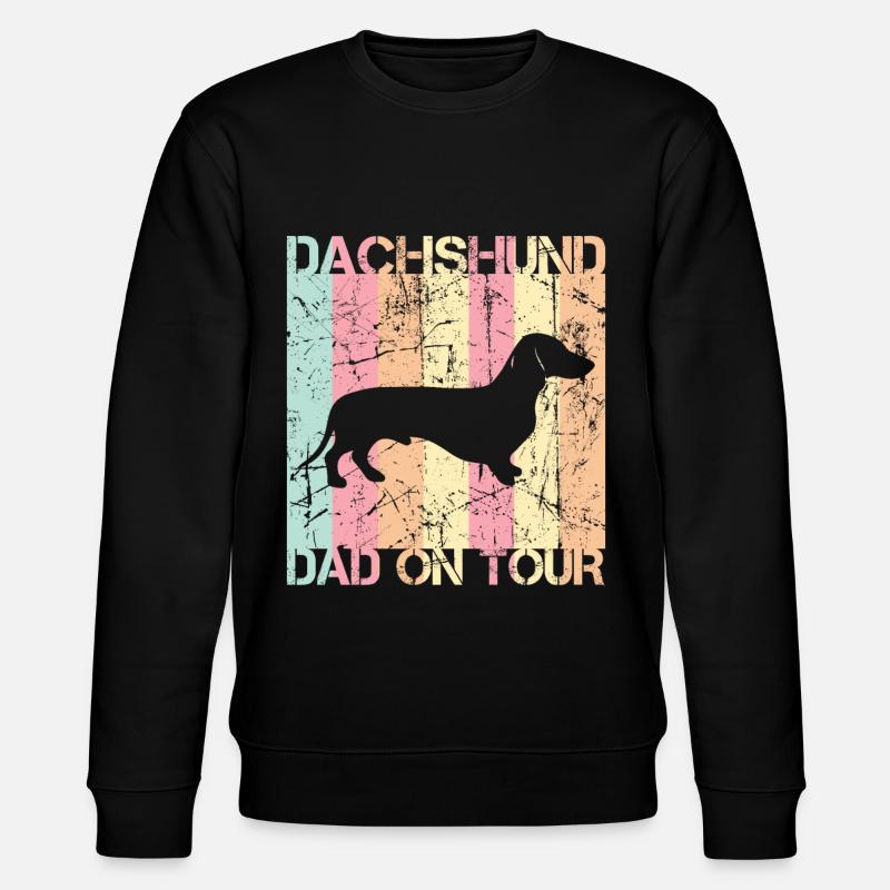Dachshund Dachshund saying gift - Stanley/Stella CHANGER Unisex Organic Sweatshirt - black