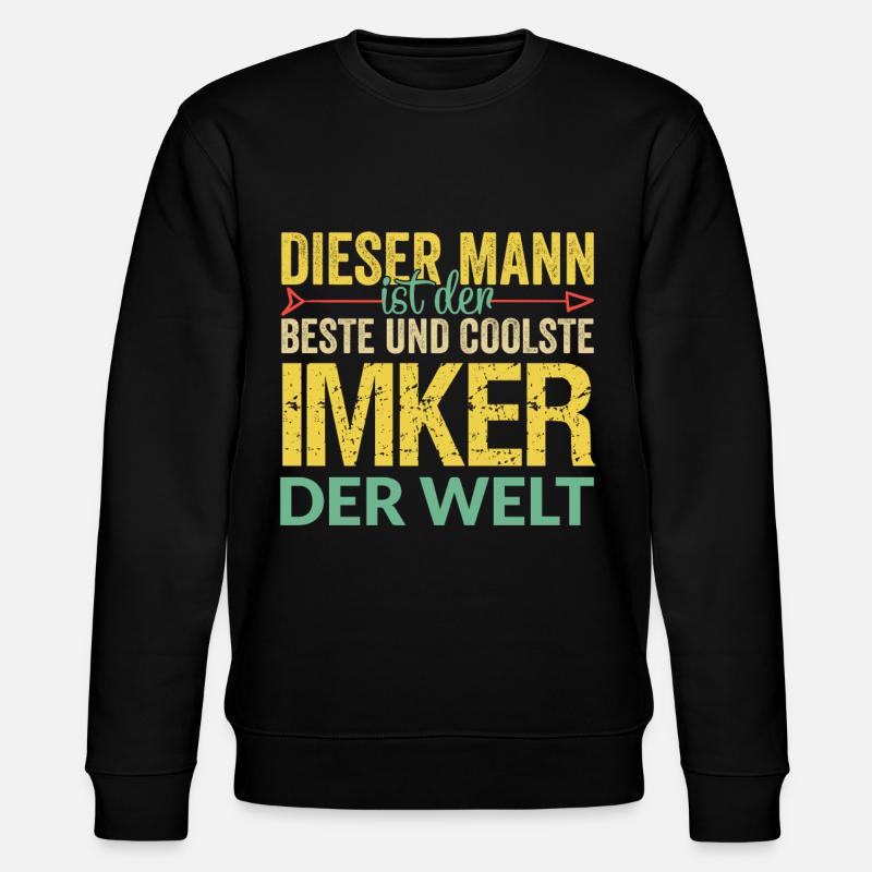Imker - Stanley/Stella Unisex Bio-Sweatshirt CHANGER  - Schwarz