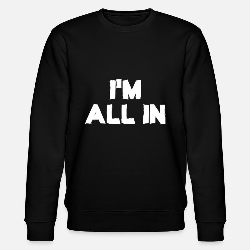 Alles in Krypto-Blockchain-Kryptogeld - Stanley/Stella Unisex Bio-Sweatshirt CHANGER  - Schwarz