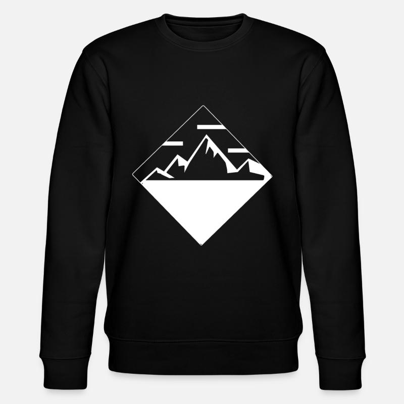 Square - Mountain - - Stanley/Stella CHANGER Unisex Organic Sweatshirt - black