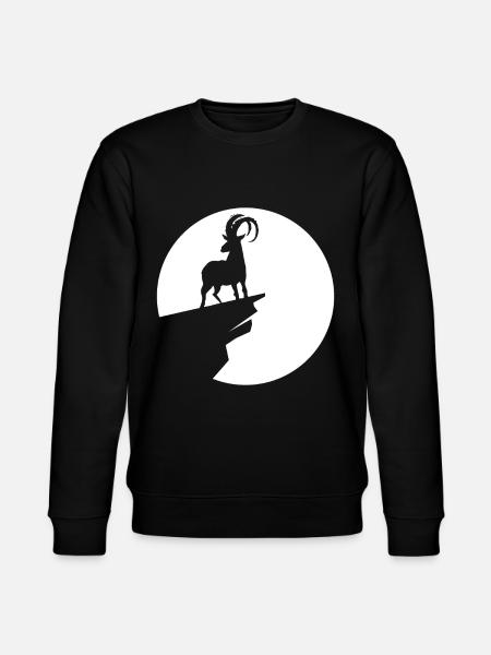 Chèvre - (7) - Sweat bio CHANGER Stanley/Stella Unisexe - noir
