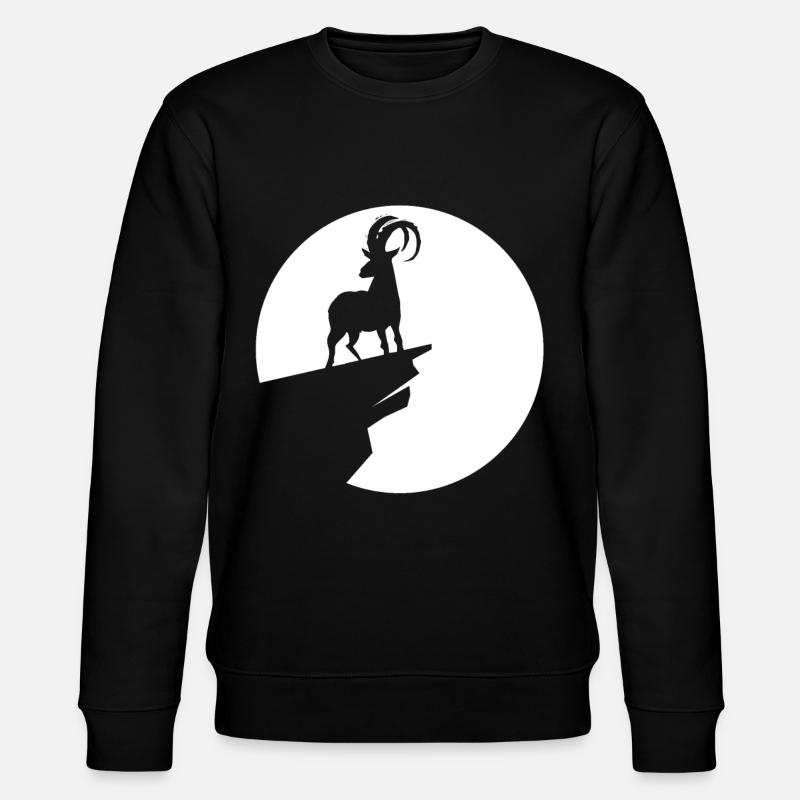 Chèvre - (7) - Sweat bio CHANGER Stanley/Stella Unisexe - noir