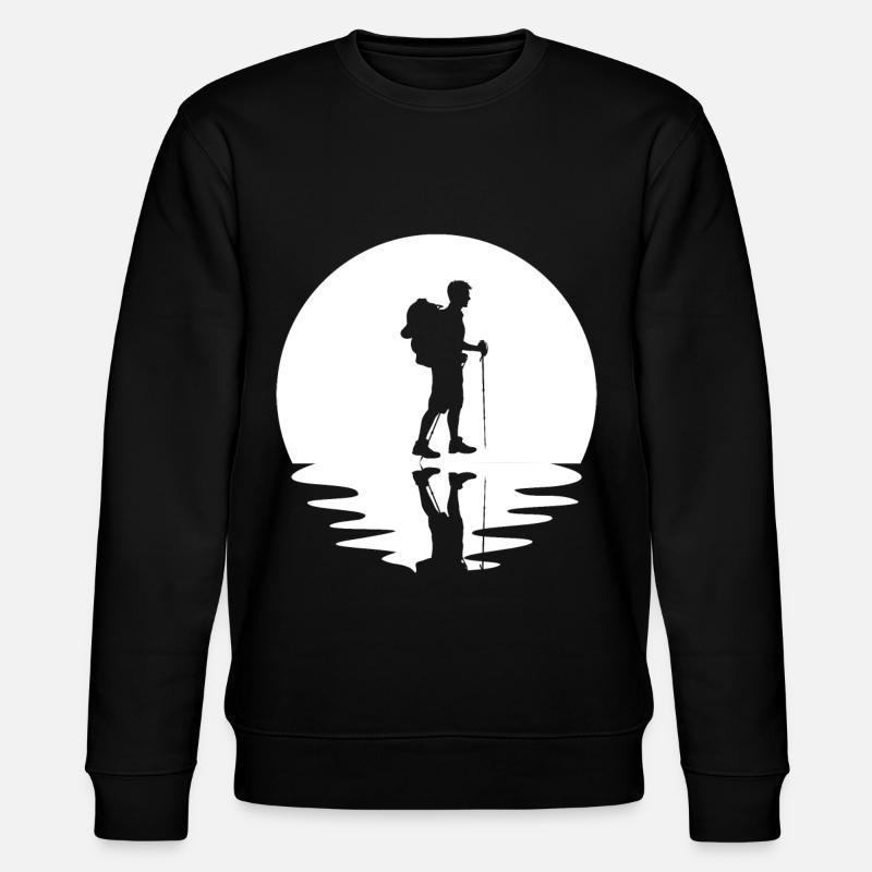 Cercle et réflexion - Randonnée - - Sweat bio CHANGER Stanley/Stella Unisexe - noir