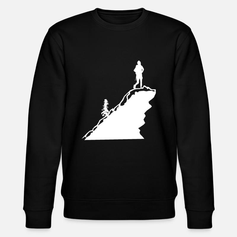Mountain - Hiking - (23) - Stanley/Stella CHANGER Unisex Organic Sweatshirt - black