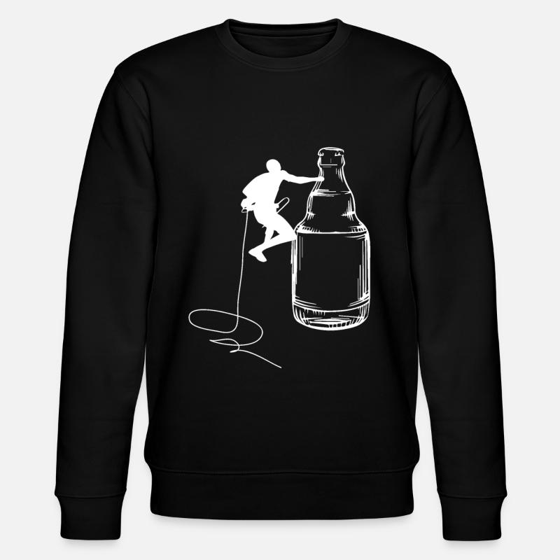 Beer - Climbing - - Stanley/Stella CHANGER Unisex Organic Sweatshirt - black