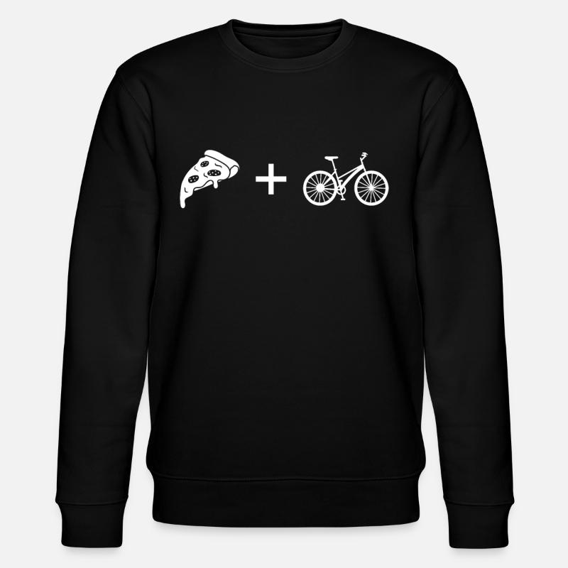 Pizza - Cycling - - Stanley/Stella CHANGER Unisex Organic Sweatshirt - black