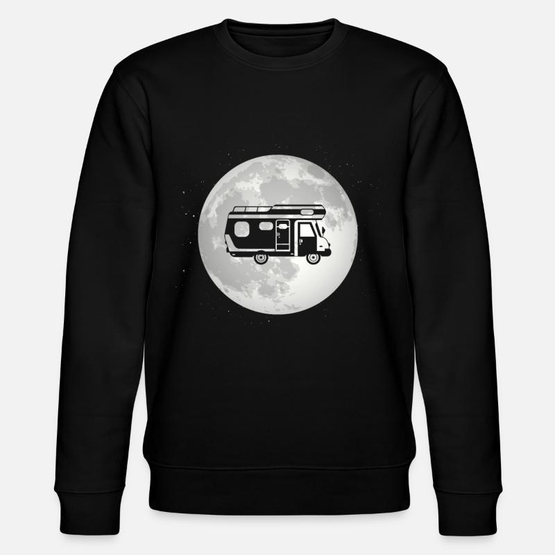 pleine lune - camping car - - Sweat bio CHANGER Stanley/Stella Unisexe - noir