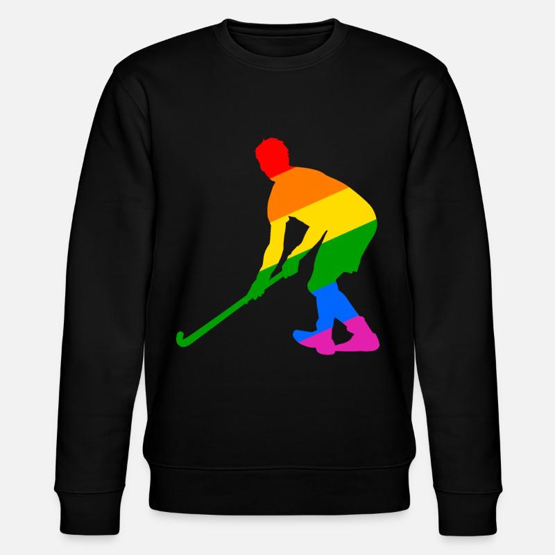 LGBTQ Feldhockeyspieler - Stanley/Stella Unisex Bio-Sweatshirt CHANGER  - Schwarz