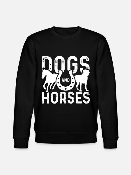 Chiens et chevaux - Sweat bio CHANGER Stanley/Stella Unisexe - noir