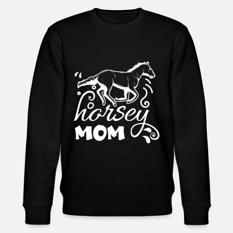 Maman Cheval 1 - - Sweat bio CHANGER Stanley/Stella Unisexe - noir