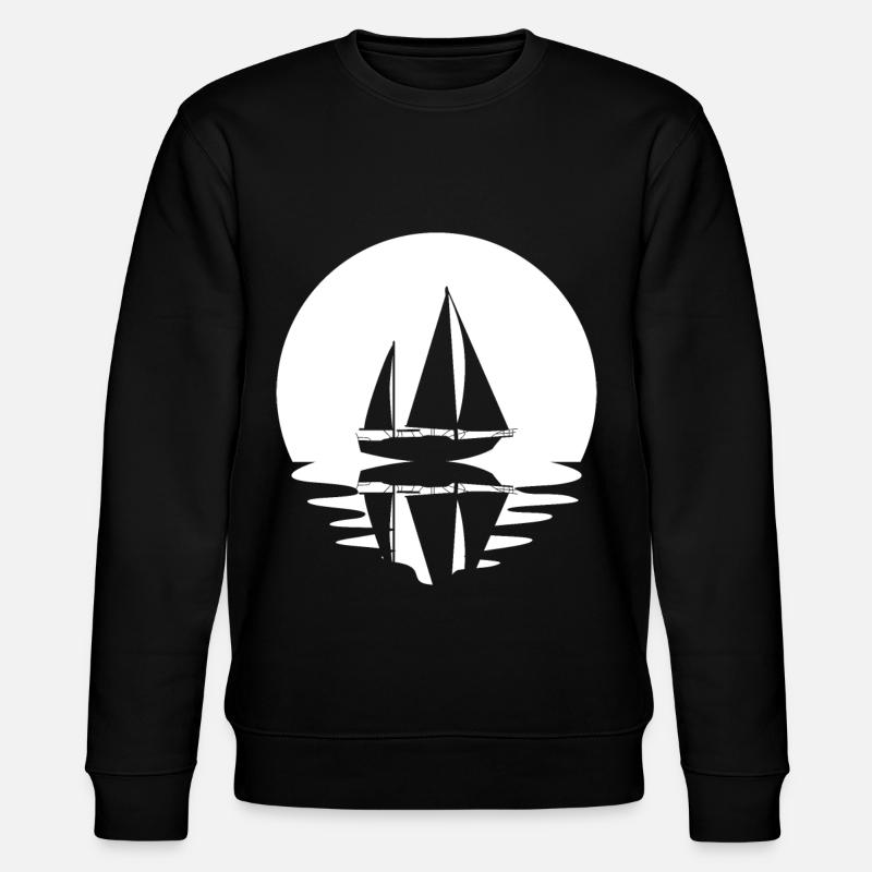 Cercle et Réflexion - Voile - - Sweat bio CHANGER Stanley/Stella Unisexe - noir