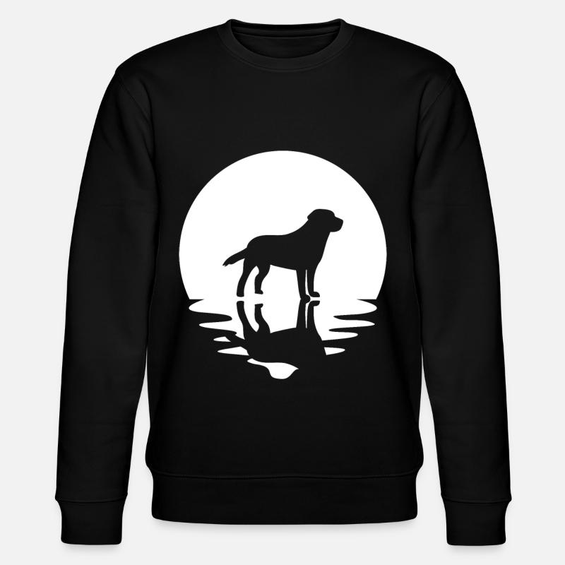 Cercle et réflexion - Chien - - Sweat bio CHANGER Stanley/Stella Unisexe - noir