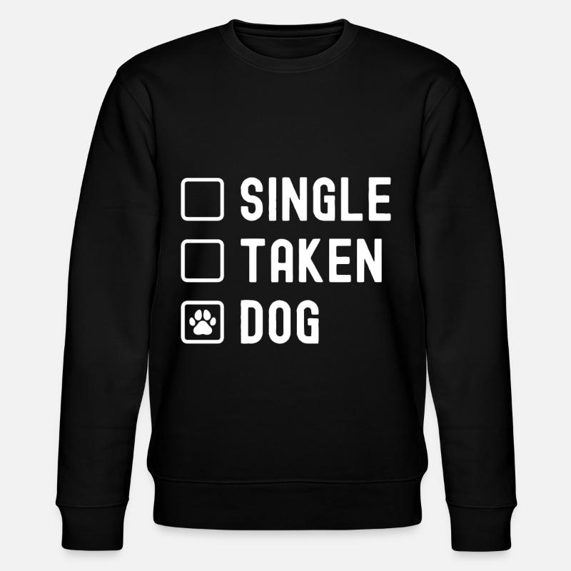 Chien célibataire - Sweat bio CHANGER Stanley/Stella Unisexe - noir