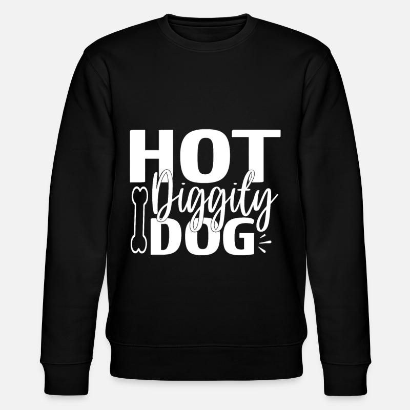 Heißer Hund - Stanley/Stella Unisex Bio-Sweatshirt CHANGER  - Schwarz